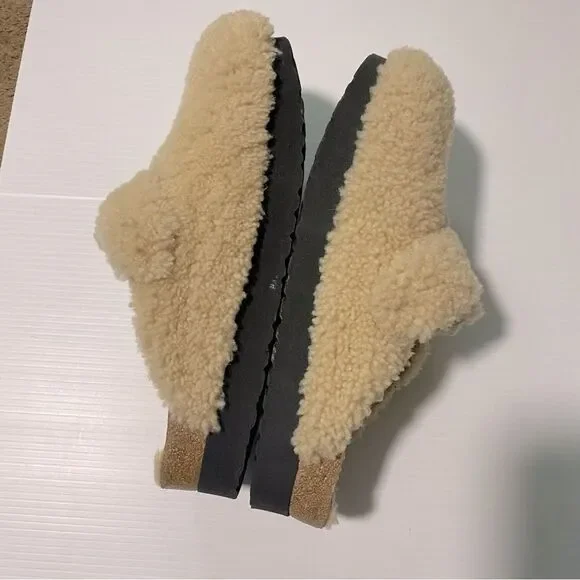 Birkenstock Papillo Boston Big Buckle Flex Platform
Shearling Teddy Eggshell 41 - Picture 8 of 12